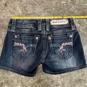 Rock Revival Blue Denim Shorts
